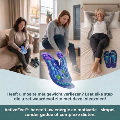 ActiveFeet™ – Magnetische Inlegzolen | Doorbreek de Pijn. Start met Afvallen bij ELKE STAP.